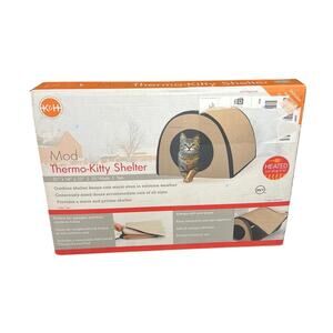 K&H Pet Products Thermo Mod Kitty Shelter Waterproof Outdoor Heated Cats‎